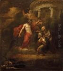 Giove E Deucalione by Nicolas Poussin