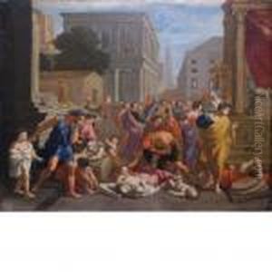 The Plague Of Athens by Nicolas Poussin