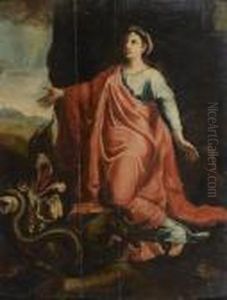 Sainte Marguerite by Nicolas Poussin