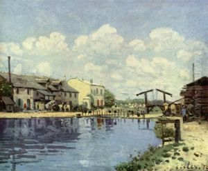 The Saint Martin Canal by Alfred Sisley