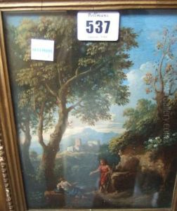 Figures In An
Italianate Landscape