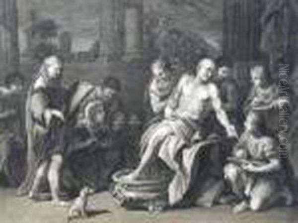 A Roman Emperor Recounting His Life To Historians - view 1