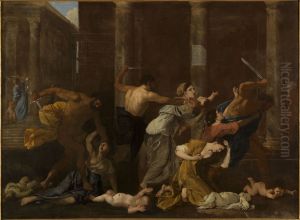Massacre Of The Innocents by Nicolas Poussin