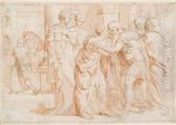 The Farewell Of Aeneas - view 1
