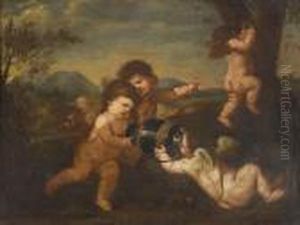 Scherzo Di Quattro Putti Alati