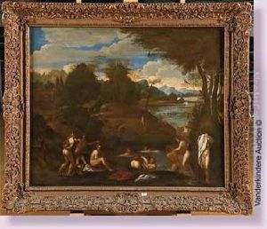 Baigneurs Au Bors De L'eau