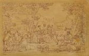 Arcadian Scene by Nicolas Poussin