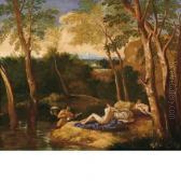 Paesaggio Con Satiro E Ninfa - view 1