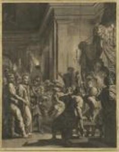 Scene De La Passion Du Christ by Nicolas Poussin