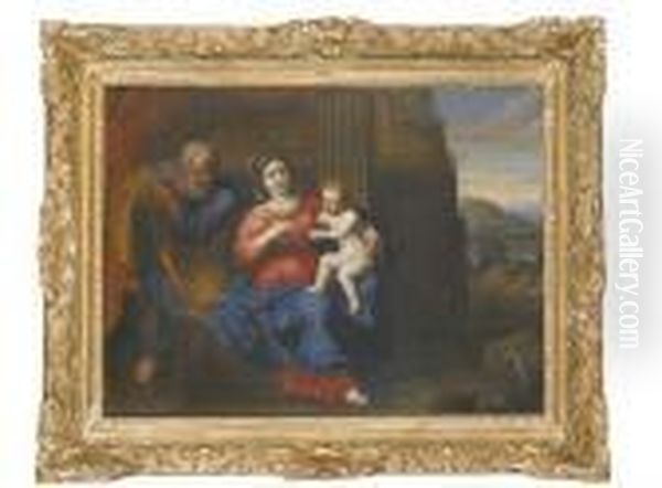Sainte Famille Dans Un Paysage - view 1