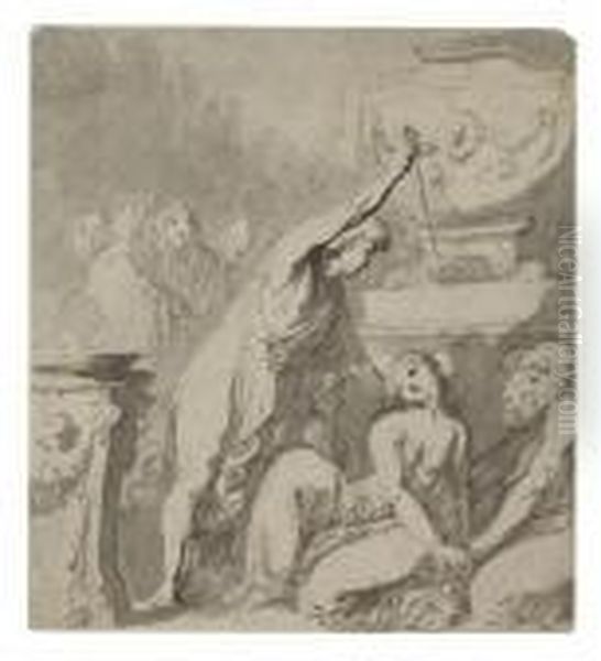 The Sacrifice Of Jeptha's Daughter - view 1