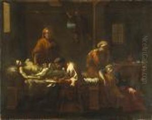 The Testament Of Eudamidas by Nicolas Poussin