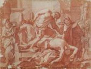The Maytyrdom Of St. Bartholomew by Nicolas Poussin