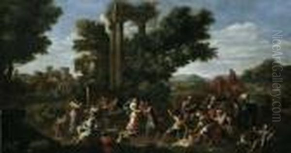 Rebecca Und Eliezer Am Brunnen (1 Mose, Kap. 24). - view 1