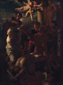 The Martyrdom Of Saint Erasmus by Nicolas Poussin