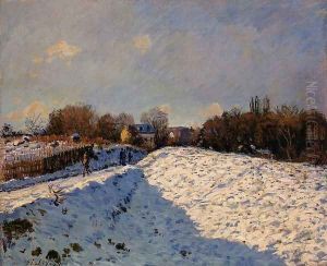 The Effect of Snow at Argenteuil by Alfred Sisley