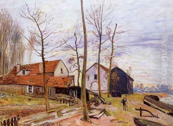 The Mills of Moret, Sunrise - view 1