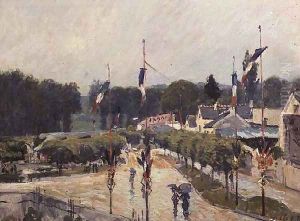 Fourteenth of July at Marly-le-Roi, 1875 by Alfred Sisley
