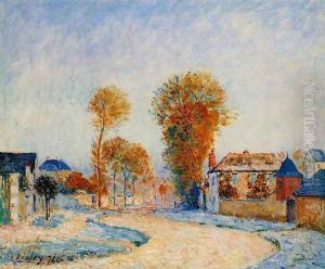The First White Frost, 1876 by Alfred Sisley