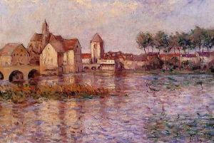 Moret-sur-Loing II by Alfred Sisley