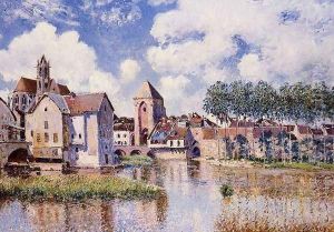 Moret-sur-Loing, the Porte de Bourgogne, 1891