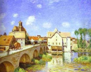 The Bridge at Moret, 1893