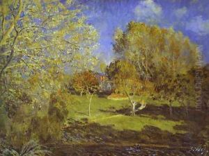 The Garden of Hoschede Family, 1881 by Alfred Sisley