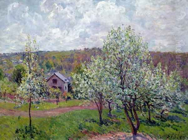 Spring in the Environs of Paris, Apple Blossom, 1879 - view 1