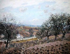 Bougival, 1876 by Alfred Sisley
