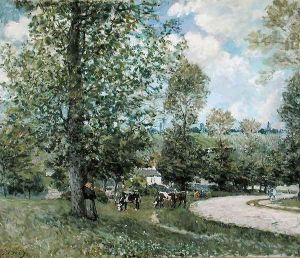 Cows in Pasture, Louveciennes, 1874