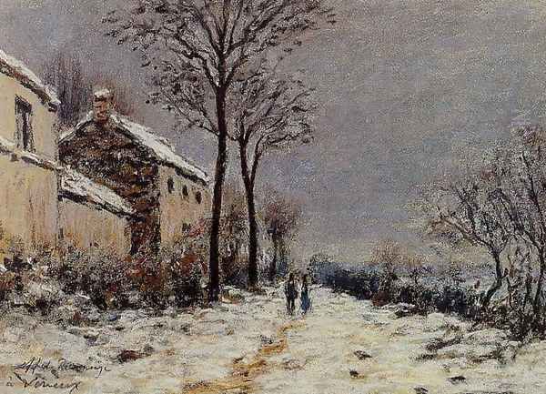 The Effect of Snow at Veneux - view 1