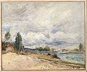Banks of the Seine by Alfred Sisley