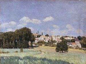 View of Saint-Cloud, Sunshine by Alfred Sisley
