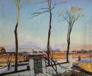 Snow Effect at Moret by Alfred Sisley