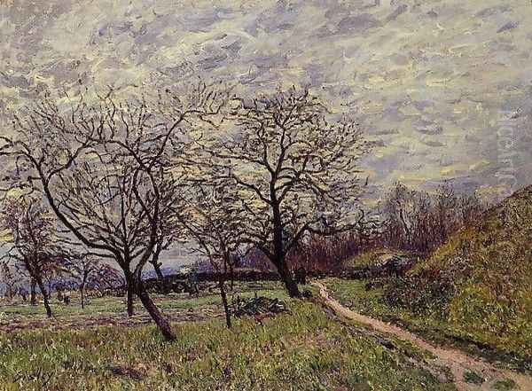 Between Veneux and By - December Morning - view 1