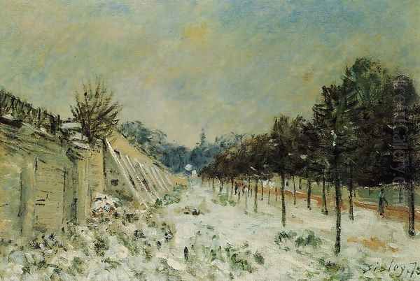 Snow at Marly-le-Roi - view 1