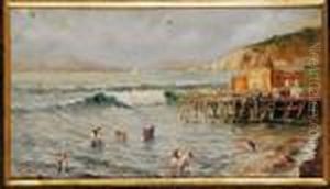 Bambini Al Mare by Attilio Pratella