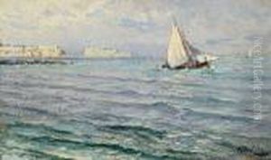 Nel Golfo Di Napoli by Attilio Pratella