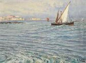 Golfo Di Napoli by Attilio Pratella