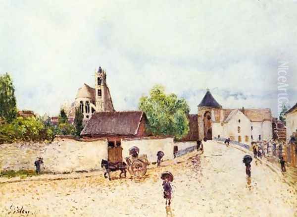 Moret-sur-Loing, Rain - view 1