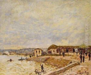 Seine at Daybreak by Alfred Sisley