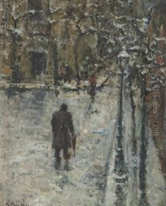 Uomo Sotto La Neve Uomo Sotto La Neve