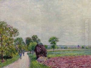 Countryside near Moret by Alfred Sisley