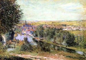 View of Moret by Alfred Sisley