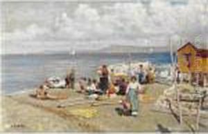 Spiaggia Di Bagnoli A Capo Miseno by Attilio Pratella