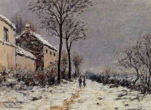Snow Effect at Veneux I by Alfred Sisley