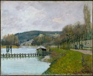 The Slopes of Bougival by Alfred Sisley