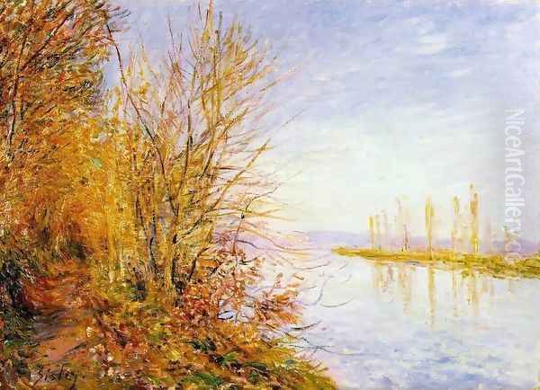 The Chemin de By through Woods at Roches-Coutaut- St. Martin's Summer 1880 - view 1