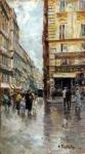 Via Toledo by Attilio Pratella