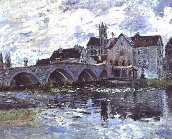 The Bridge of Moret-sur-Loing, 1887 - view 1